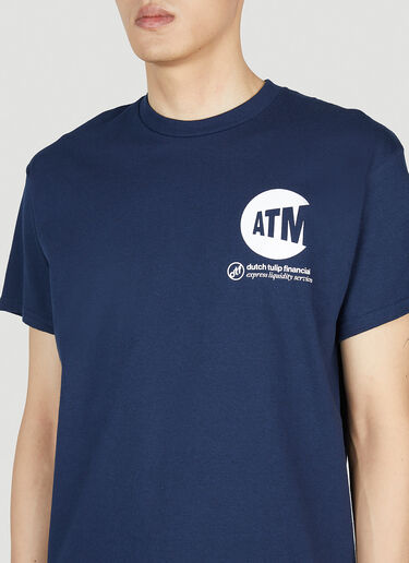 DTF.NYC ATM Cash Only Tシャツ ダークブルー dtf0152007