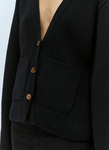 Scarlet Knit Cardigan Khaite Scarlet Knit Cardigan Black kha0253001