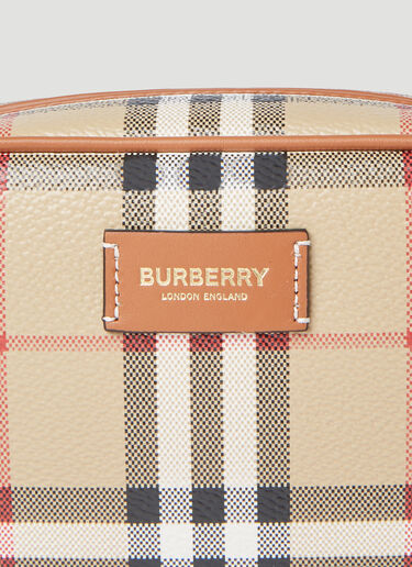 Burberry Check Cosmetic Pouch Beige bur0252042