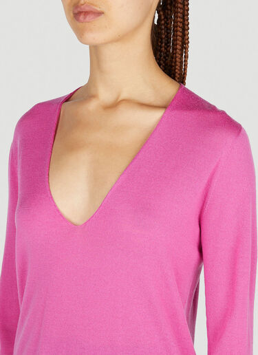 Rick Owens Classic Sweater Pink ric0251036