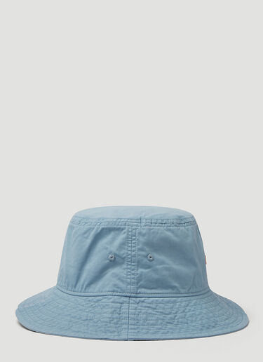 Acne Studios Face Patch Bucket Hat Blue acn0249006
