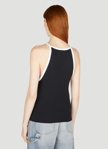 Courrèges Contrast Trim Tank Top Black cou0251035