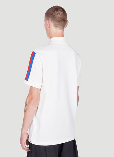 Moncler Logo Patch Polo Shirt White mon0152001