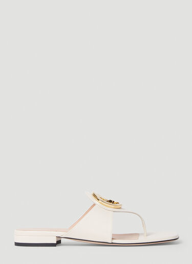Blondie Sandals Gucci Blondie Sandals Cream guc0252107
