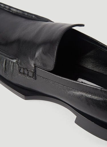 Jil Sander Square Loafers Black jil0245057