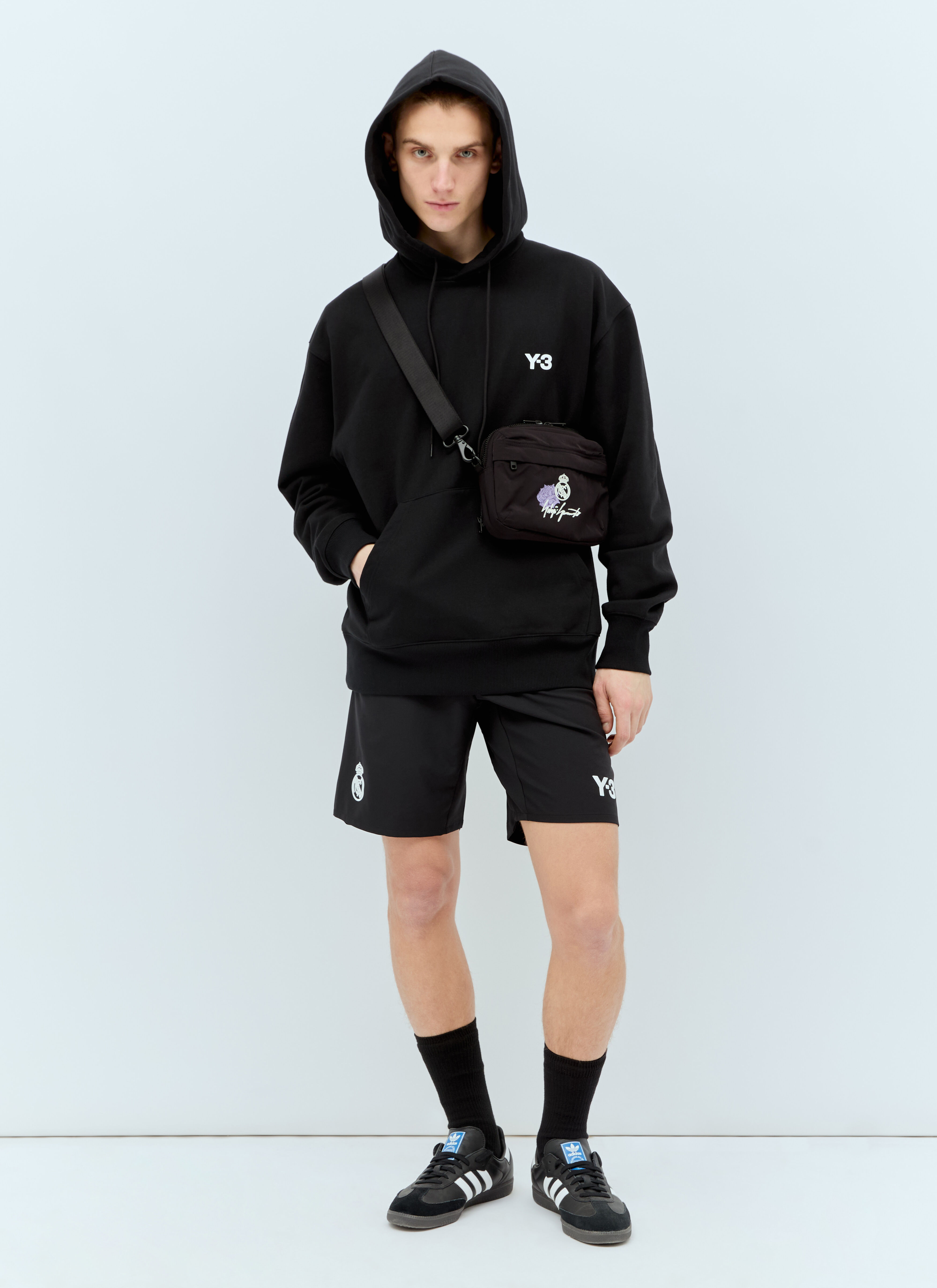 新品 Y-3×REAL MADRID CROSSBODY BAG ブラック adidas Y-3 x Real Madrid Unisex Crossbody Bag