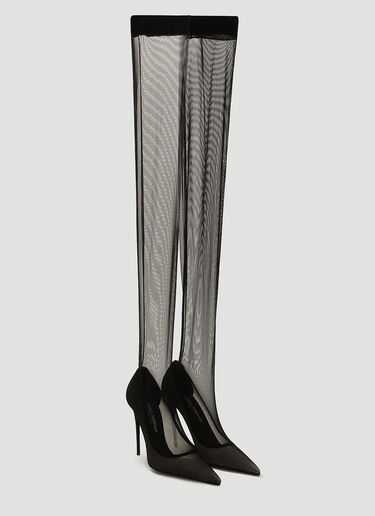 Dolce & Gabbana キム チュール ハイブーツ ブラック dol0252017