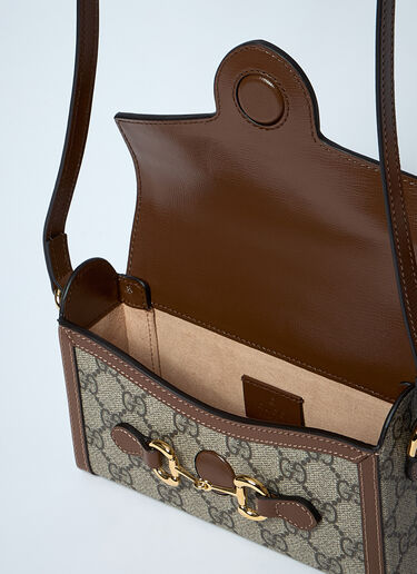 Gucci Small Horsebit 1955 Crossbody Bag Light Brown guc0159113