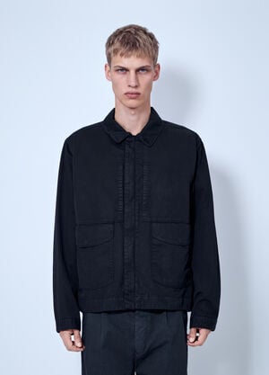 Massimo Osti Studio Cotton Twill Jacket Black mao0166006