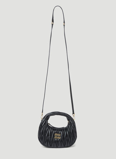 Mini Wander Hobo Bag Miu Miu Mini Wander Hobo Bag Black miu0254059