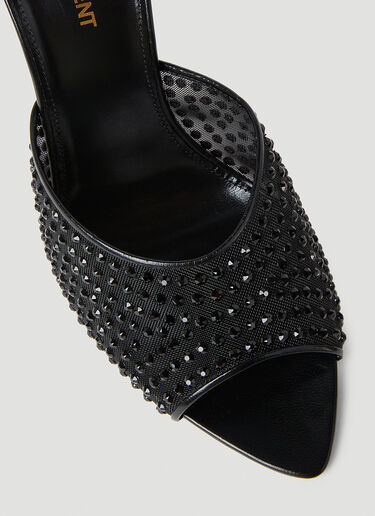 Gippy Embellished Pumps Saint Laurent Gippy Embellished Pumps Black sla0252042