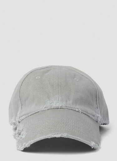 Balenciaga 도그 바이트 베이스볼 캡 그레이 bal0152077