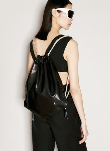 Rick Owens Drawstring Backpack Black ric0255029