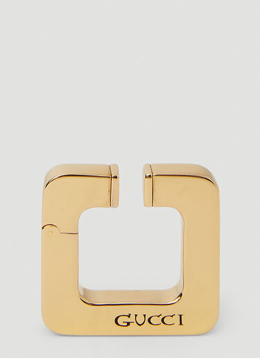 Gucci Logo Engraved Ear Cuff Gold guc0251227