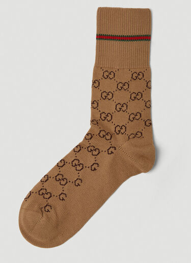 Gucci GG Socks Camel guc0350003