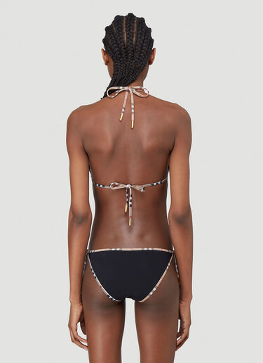 Check Bikini Burberry Check Bikini Black bur0239027