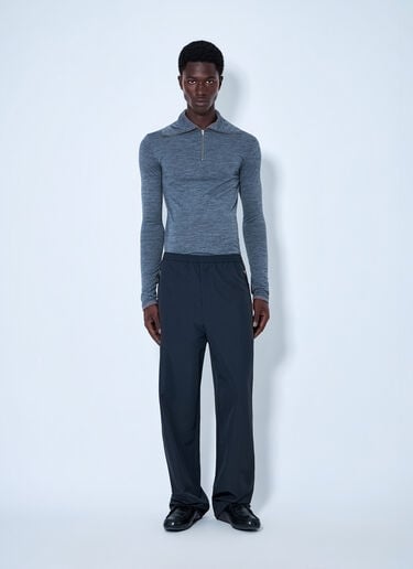 LN-CC® - Jil Sander: Elasticated Waist Trousers - Dark Grey Jil Sander Elasticated Waist Trousers Dark Grey jil0165008