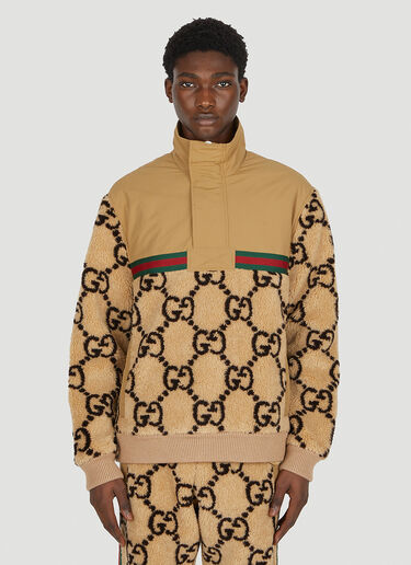 Gucci Men's GG Jacquard Zipped Jacket