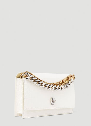 Alexander McQueen Small Skull Shoulder Bag Ivory amq0251008