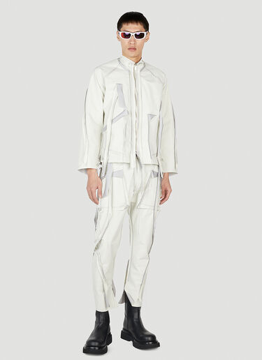 Sulvam 白色 Cutting 长裤 白色 sul0152005