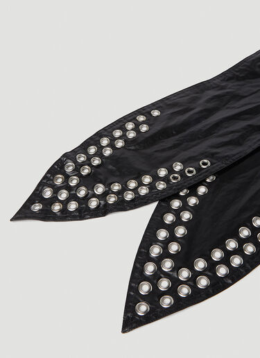 Rabanne Studded Hood Black pac0252009