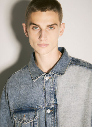 MM6 Maison Margiela Inside-Out Denim Jacket Blue mmm0157002