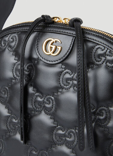Gucci GG Matelassé Dome Shoulder Bag Black guc0250143