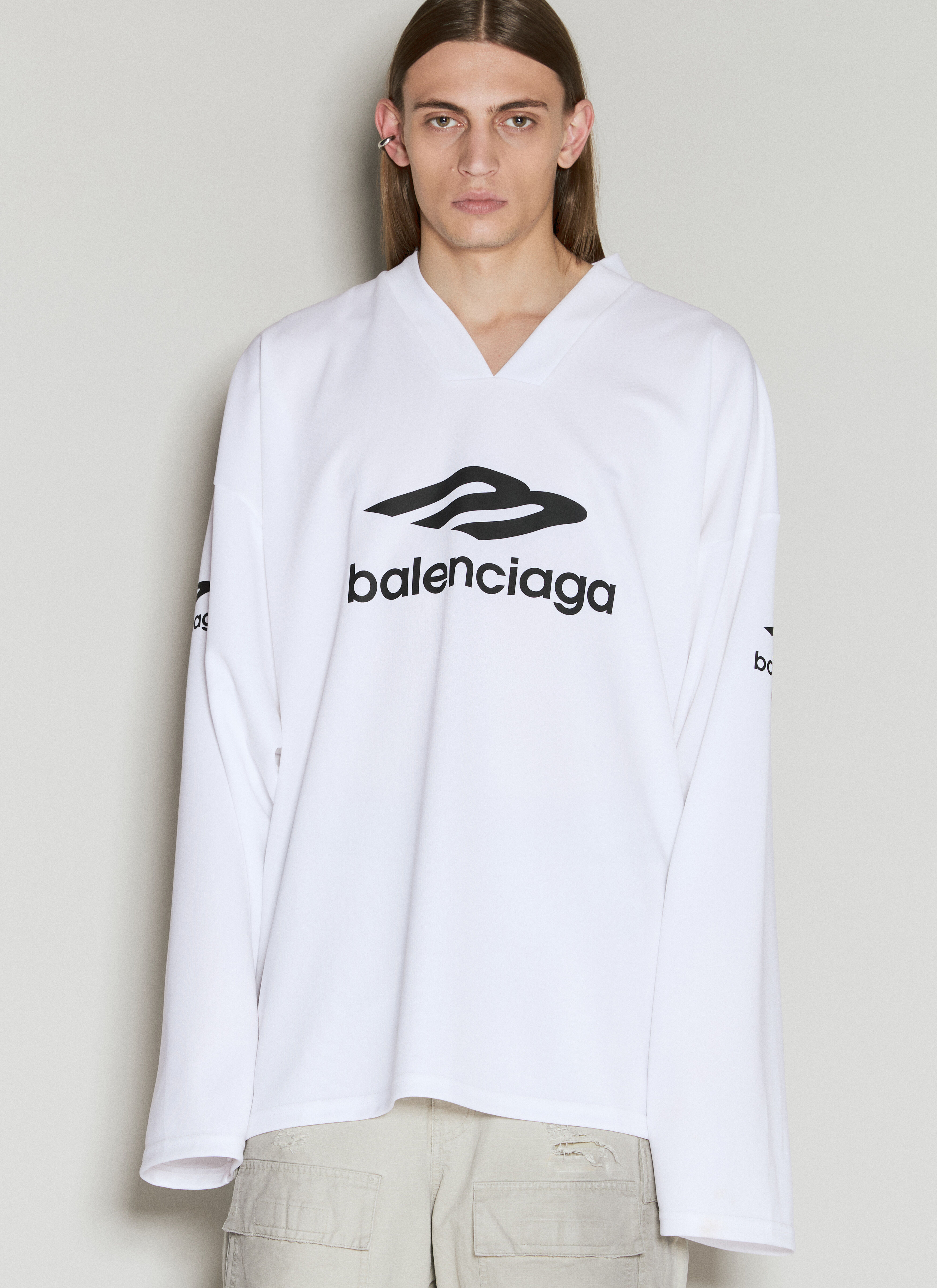 Balenciaga 3B 스포츠 아이콘 스키 티셔츠 블랙 bal0156006