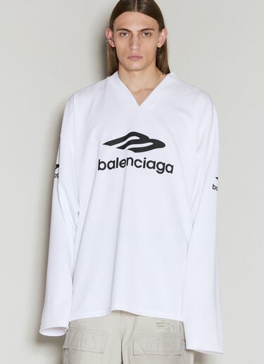 Balenciaga 3B Sports Icon Ski T-Shirt White bal0155105