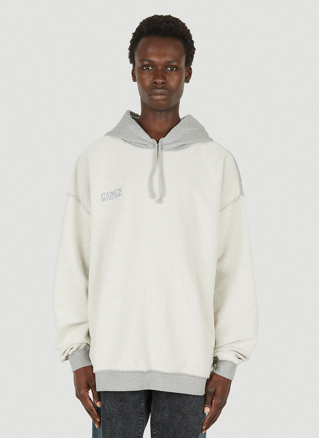 Vetements hoodie inside deals out