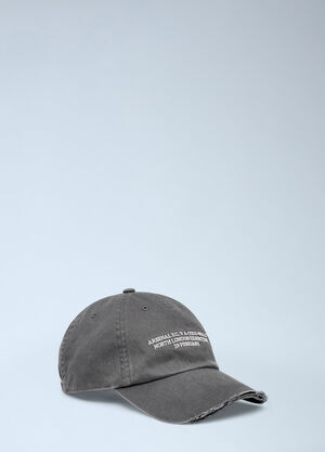 Arsenal x A-COLD-WALL* Avenell Distressed Baseball Cap Grey acw0162018