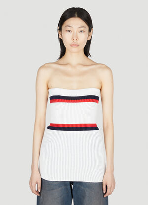 Meryll Rogge リブビスチェトップ ホワイト mrl0252013