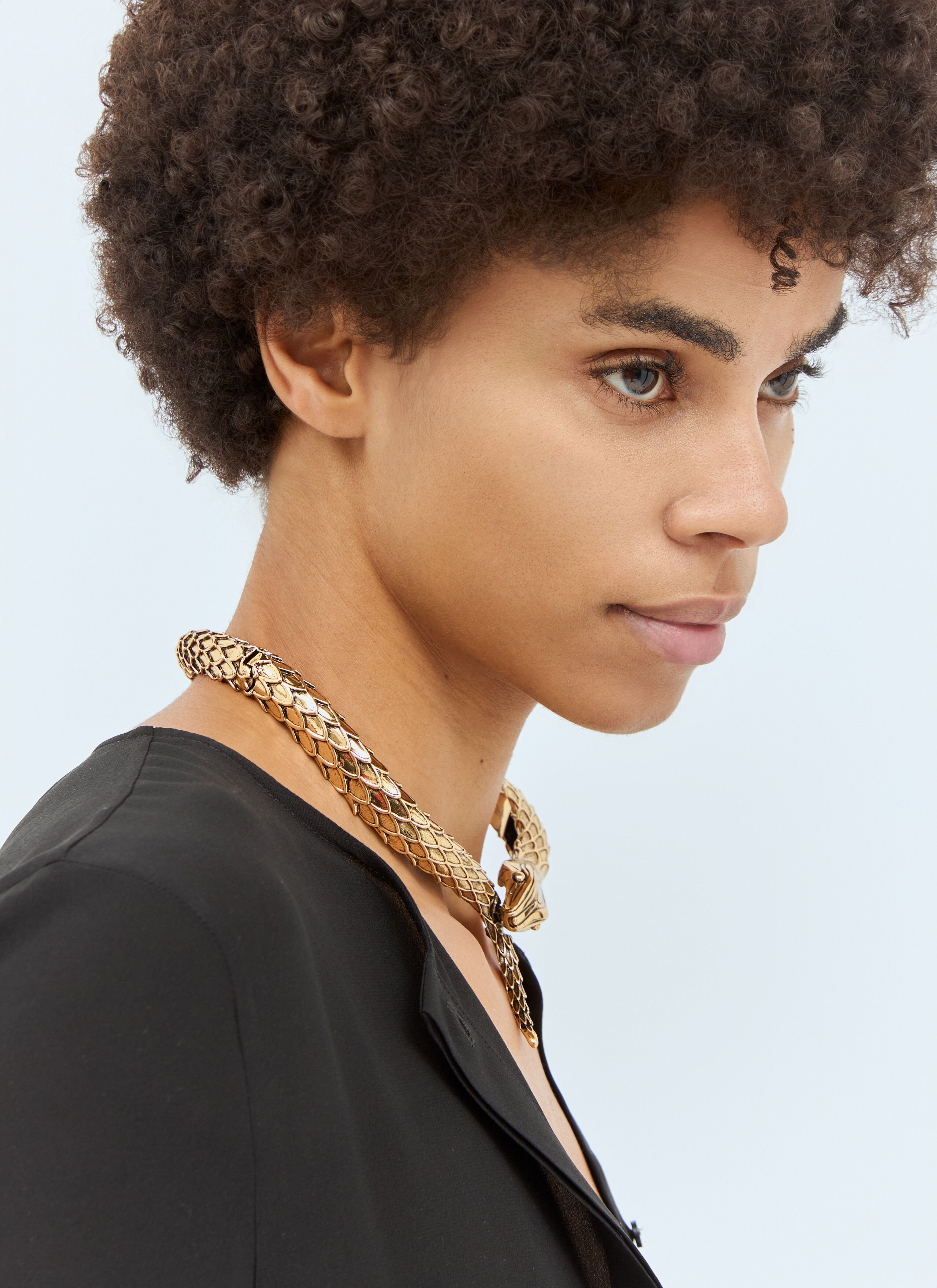 Snake choker gold on sale