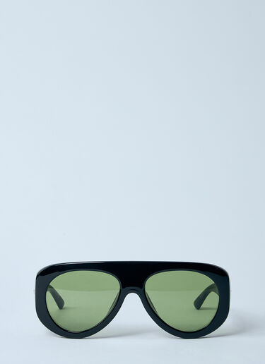 Bottega Veneta 飞行员太阳镜  绿色 bos0359006