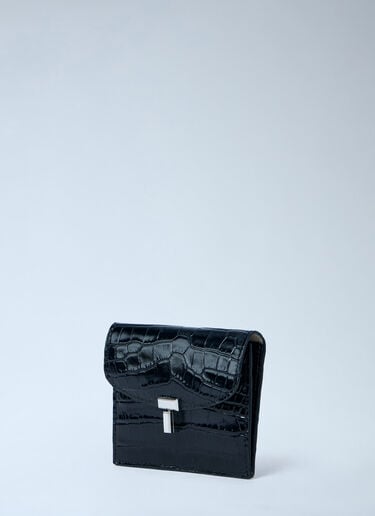TOTEME T-Lock Cardholder Black tot0263064