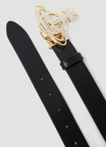 Orb Buckle Belt Vivienne Westwood Orb Buckle Belt Black vvw0351002