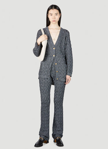 Lurex Cardigan Gucci Lurex Cardigan Grey guc0251295