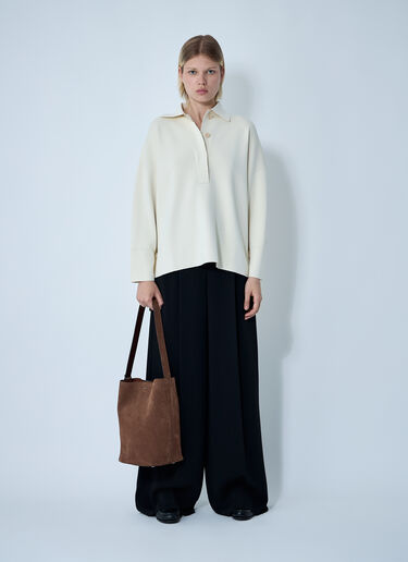 Max Mara Viscose Yarn Sweater Cream max0259001