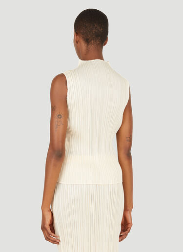 Pleats Please Issey Miyake 褶裥上衣 奶油色 plp0251014