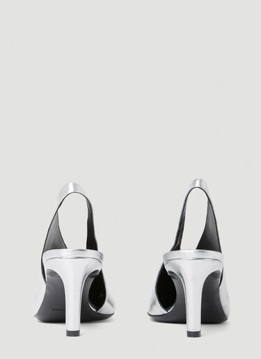 Jil Sander Square High Heels Silver jil0253029