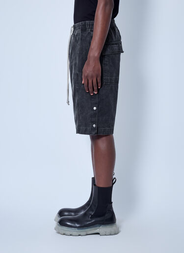 LN-CC® - Rick Owens DRKSHDW: Pusher Shorts - Grey Rick Owens DRKSHDW Pusher Shorts Grey drk0166011