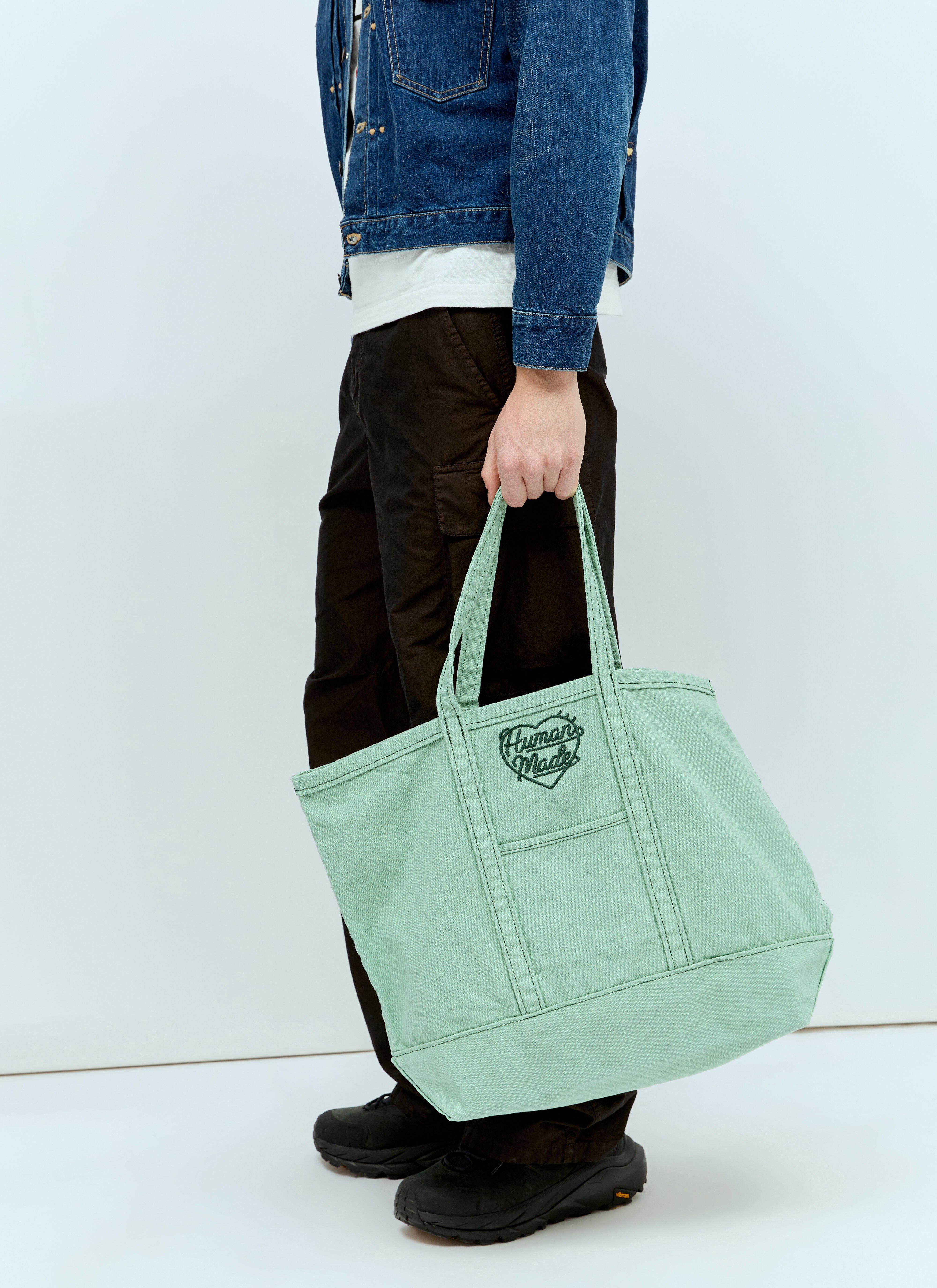 Human Made Garment Dyed Tote Bag Green hmd0156001