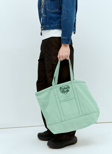 Human Made Garment Dyed Tote Bag Green hmd0156030