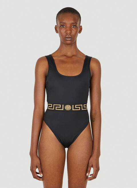 Versace Greca Swimsuit Black vrs0249016