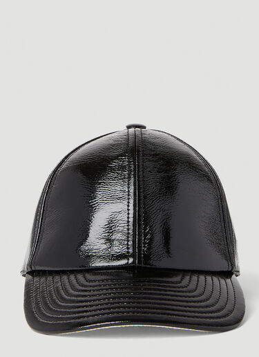 Courrèges 乙烯基棒球帽 黑色 cou0151004