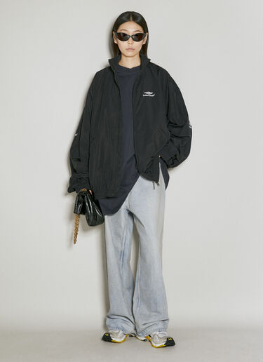 Balenciaga Distressed Baggy Jeans Blue bal0254026