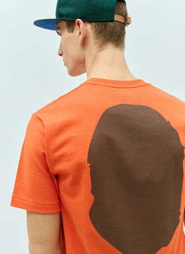 A BATHING APE® Big Ape Head T-Shirt Orange aba0154021