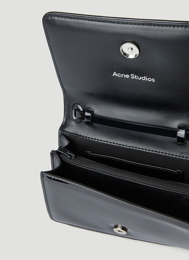 페이스 패치 숄더백 Acne Studios 페이스 패치 숄더백 블랙 acn0149019