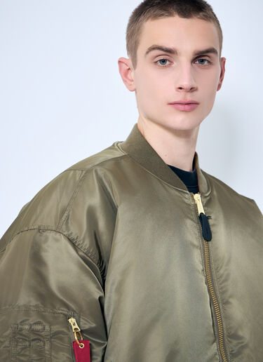 Vetements 양면 카고 봄버 재킷 그린 vet0160002