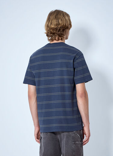 LN-CC® - Carhartt WIP: Bert Pocket T-Shirt - Blue Carhartt WIP Bert Pocket T-Shirt Blue wip0365009